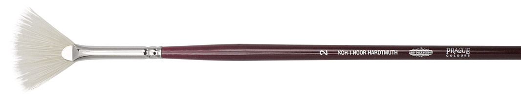 Pinsel  &quot; BRISTLE &quot;  K&#252;nstler - Borsten /  F&#228;cherpinsel  -   Gr&#246;sse 2  -
