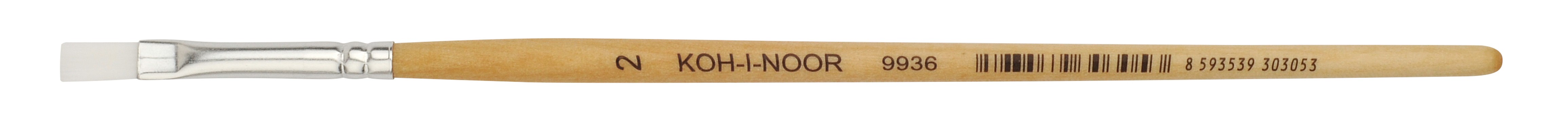 Pinsel  &quot; SYNTHETIC &quot;  Schul - Synthetikhaar / Flachpinsel  -   Gr&#246;sse  2   -