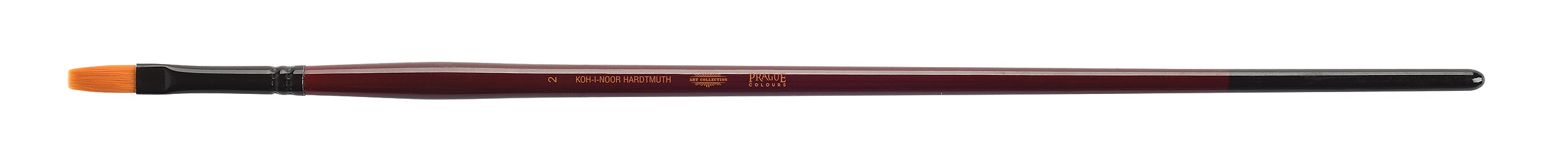 Pinsel  &quot; SYNTHETIC &quot;  K&#252;nstler - Synthetikhaar / Flachpinsel  -   Gr&#246;sse  2   -