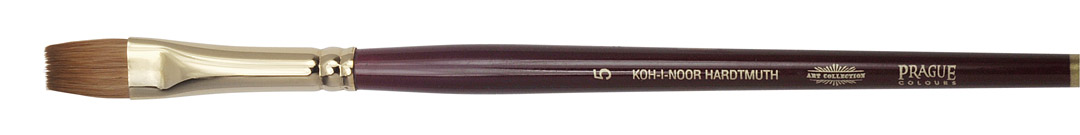 Pinsel  &quot; KOLINSKY &quot; K&#252;nstler - Flachpinsel  -   Gr&#246;sse 5 -