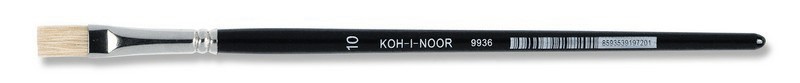 Pinsel  &quot; BRISTLE &quot;  Schul - Borsten / Flachpinsel  -   Gr&#246;sse 10  