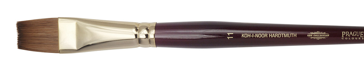 Pinsel  &quot; KOLINSKY &quot; K&#252;nstler - Flachpinsel  -   Gr&#246;sse  11 