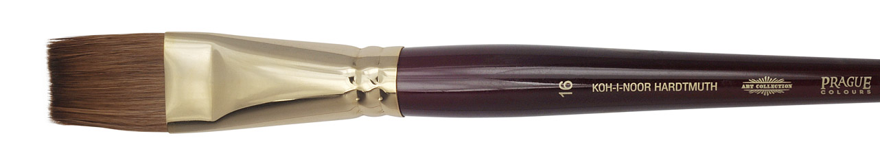 Pinsel  &quot; KOLINSKY &quot; K&#252;nstler - Flachpinsel  -   Gr&#246;sse  16 