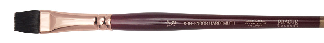 Pinsel  &quot; SQUIRREL &quot;  K&#252;nstler - Fehhaar / Flachpinsel  -   Gr&#246;sse  1/2&quot;