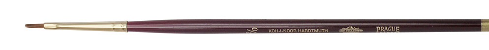Pinsel  &quot; KOLINSKY &quot; K&#252;nstler - Flachpinsel  -   Gr&#246;sse 2/0