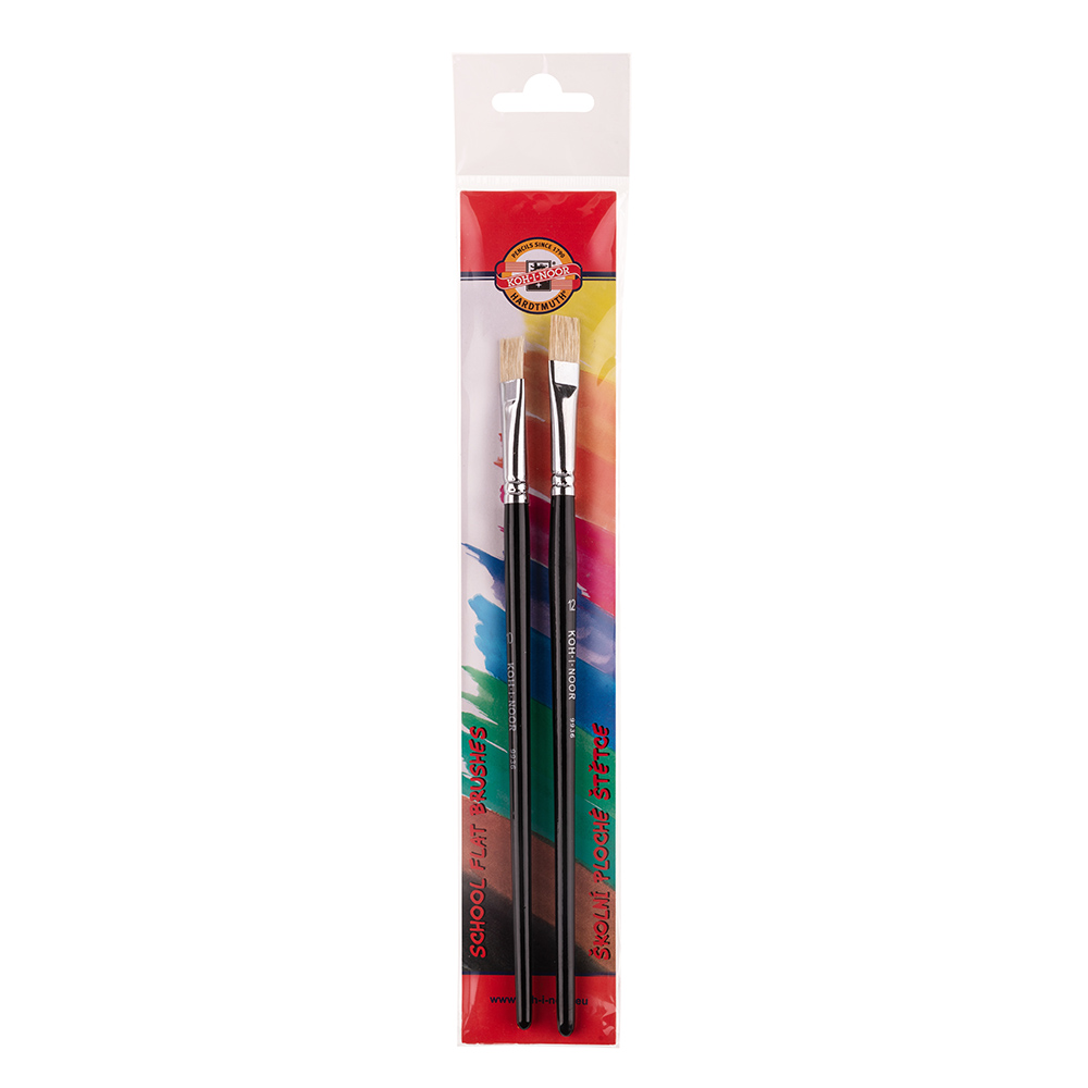 Pinsel- Set  &quot; BRISTLE &quot;  2er Set Flachpinsel - Gr.10 ,12