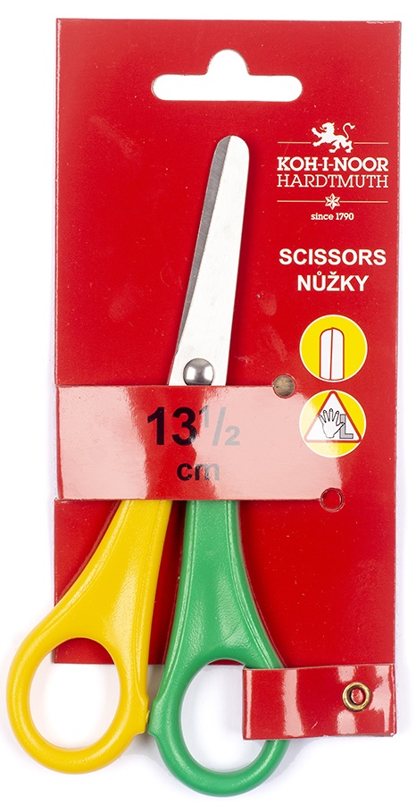 Schere - Bastelschere f&#252;r Linksh&#228;nder mit einer Rundspitze 13,5 cm