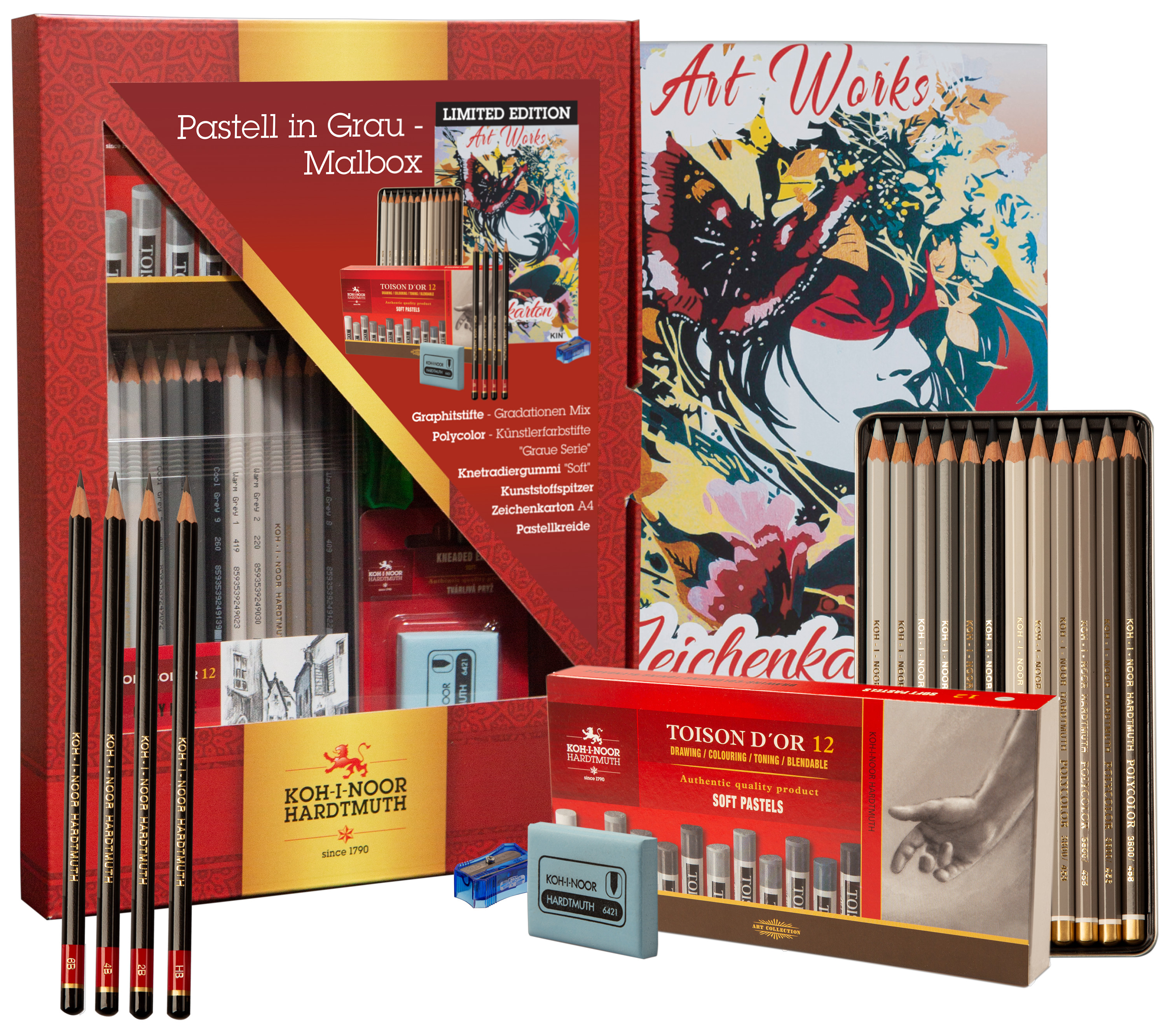 Pastell in Grau - Malbox