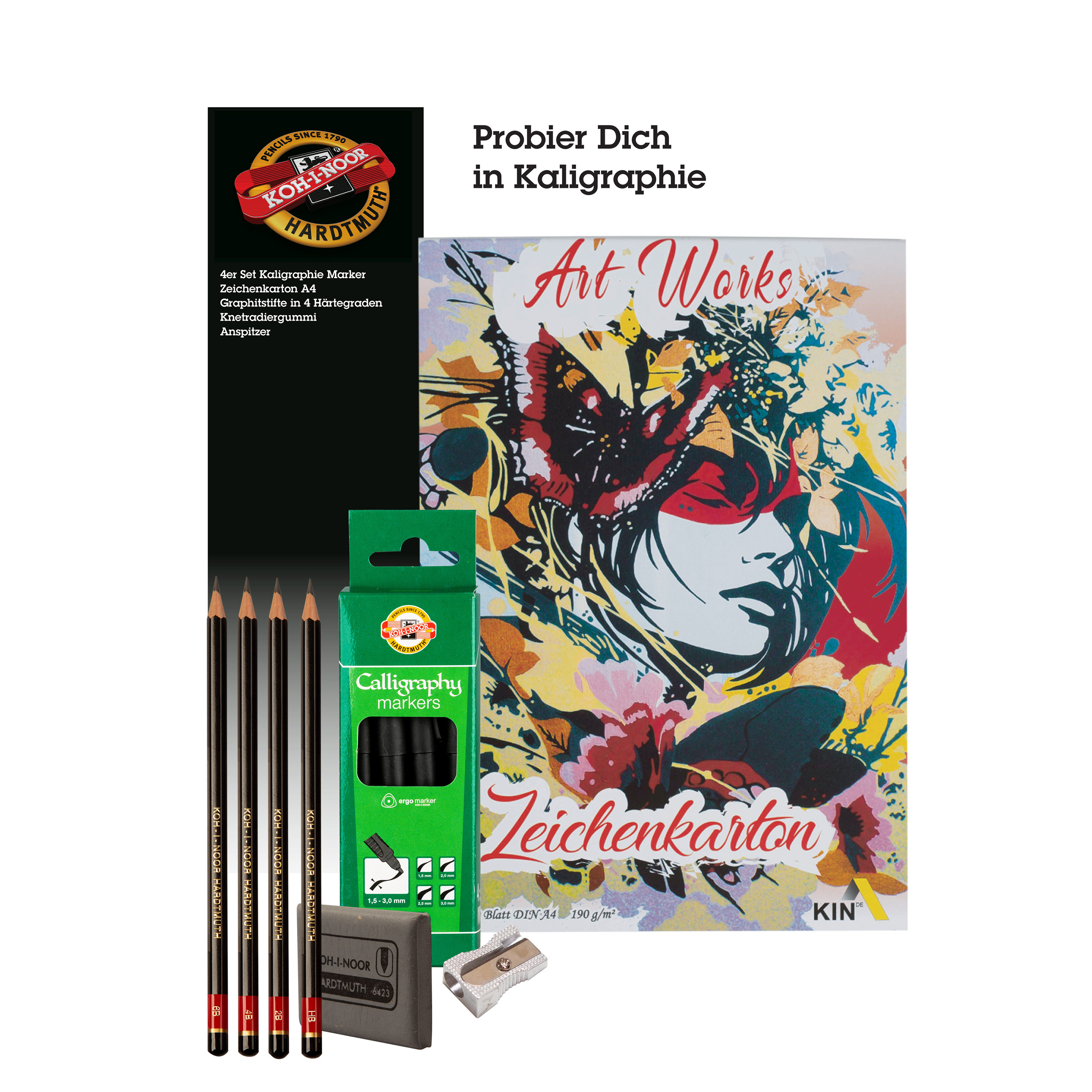 Probier Dich in Kaligraphie - Set