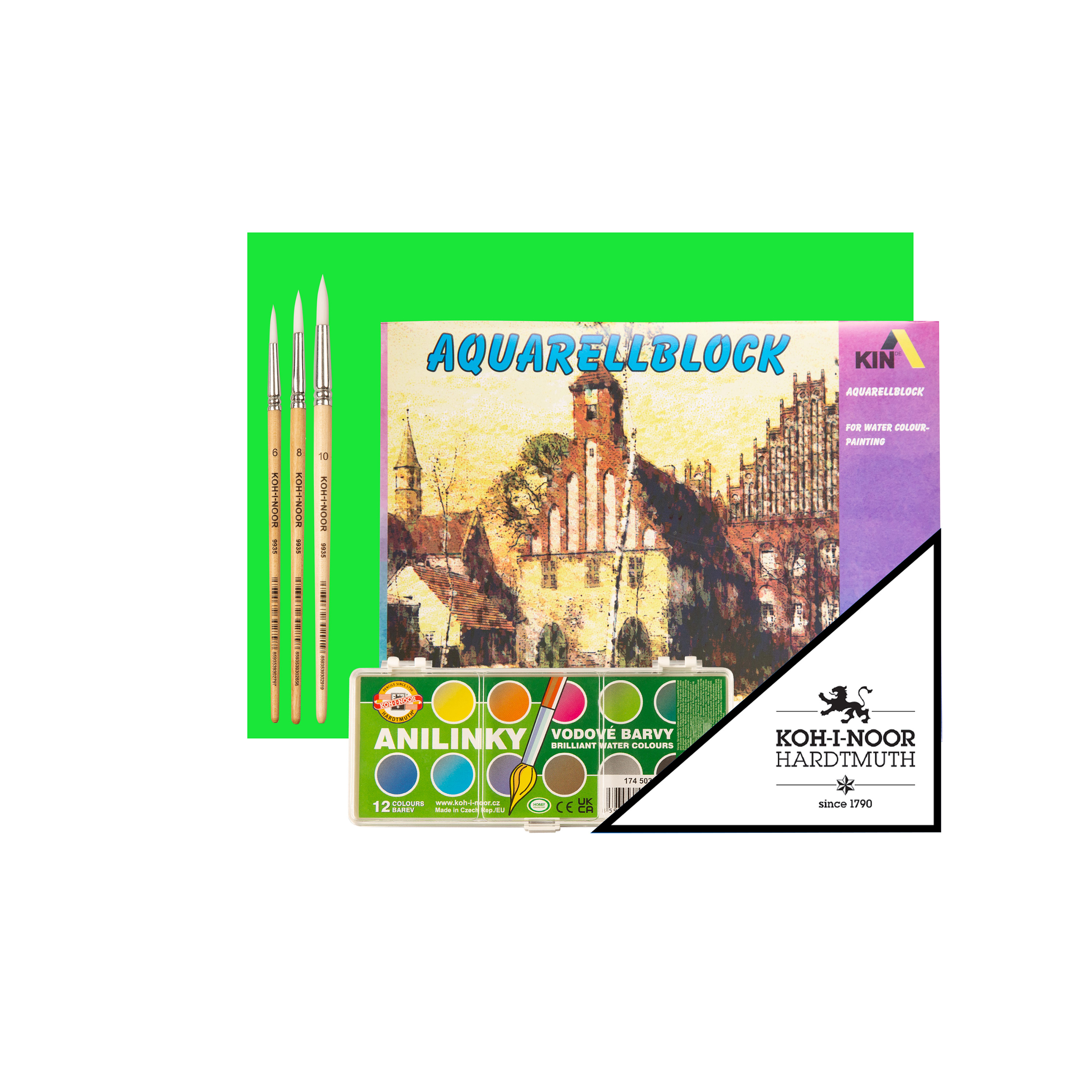 Aquarell Malerei - Set