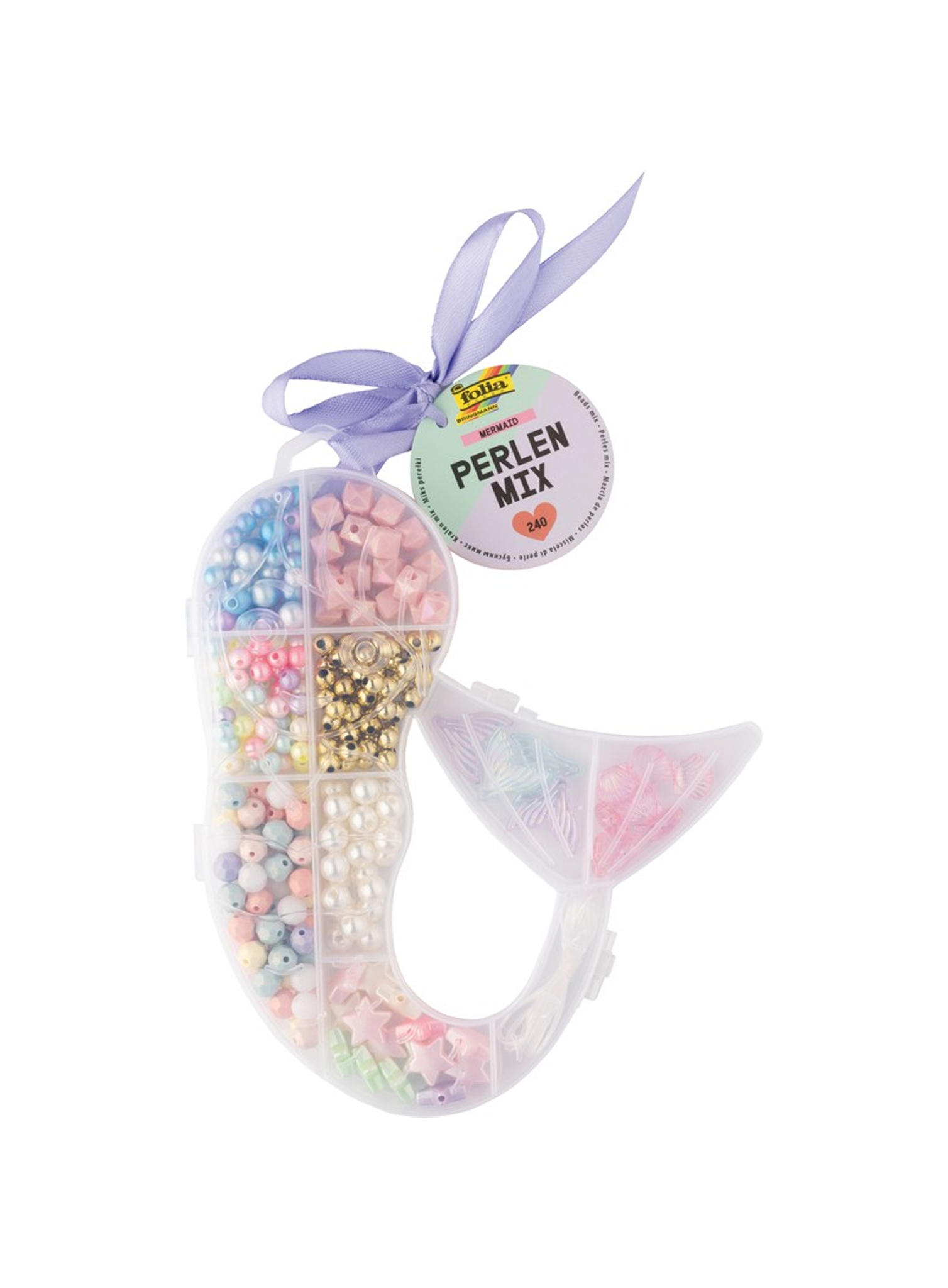 Perlen Mix MERMAID, 240 Teile