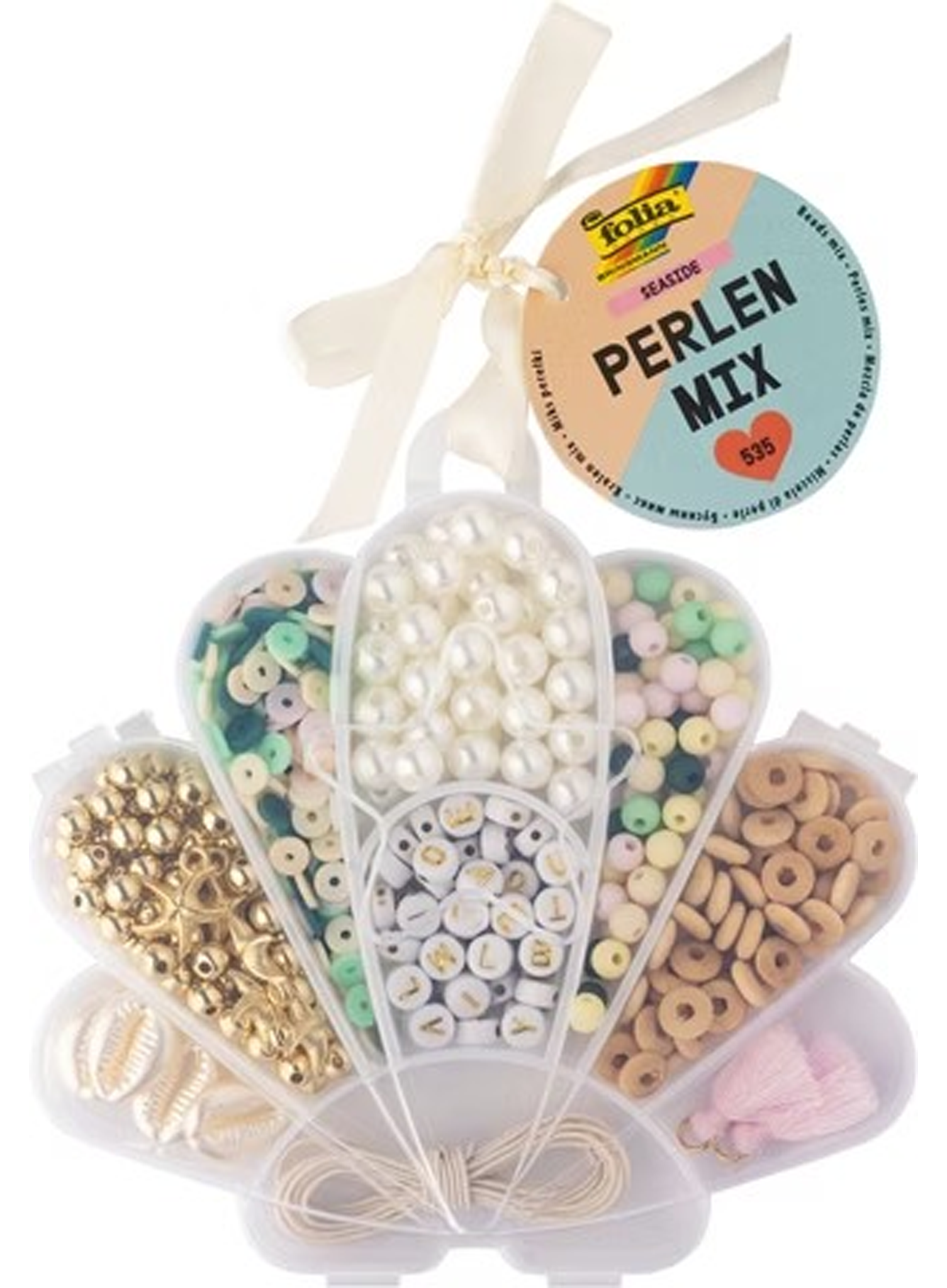 Perlen Mix SEASIDE,Muschel 535 Teile