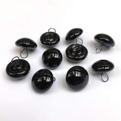 Glasaugen 12mm schwarz 10 Stk.