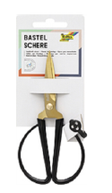 Bastelschere gold, 14,5cm lang