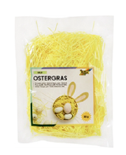 Dekogras aus Papier, 30g gelb