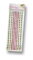 Schmucksteinbord&#252;ren X-MAS 1 10,5cmx26cm