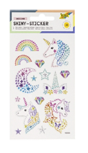 Shiny-Sticker UNICORN, 10x16cm