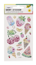Shiny Sticker FRUITY, 10x16cm