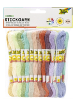 Stickgarn PASTELL 52 Docken &#224; 8m